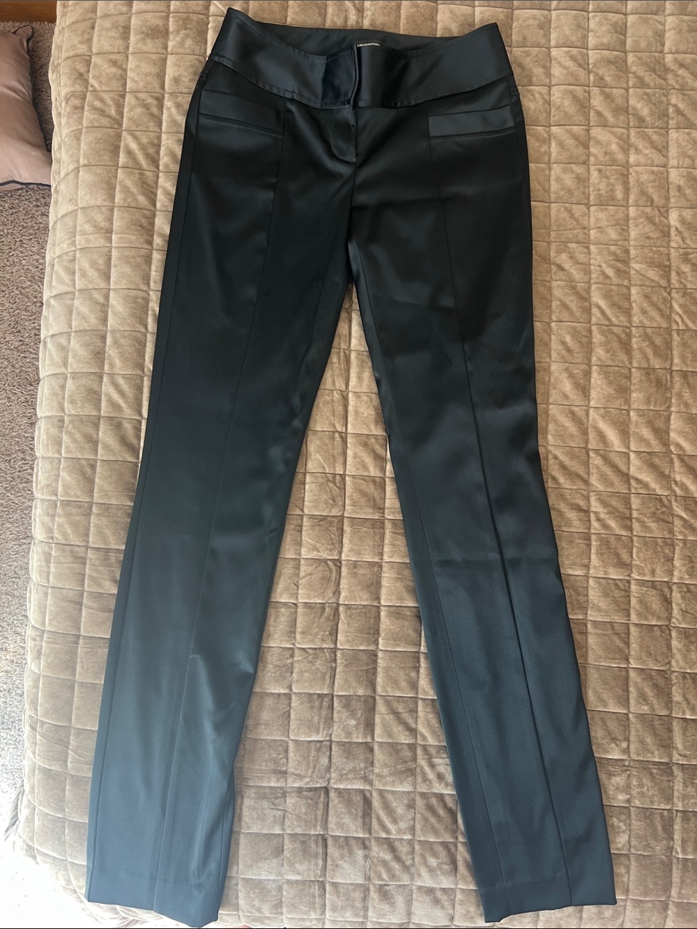 Women's Black Skinny Dress Pants